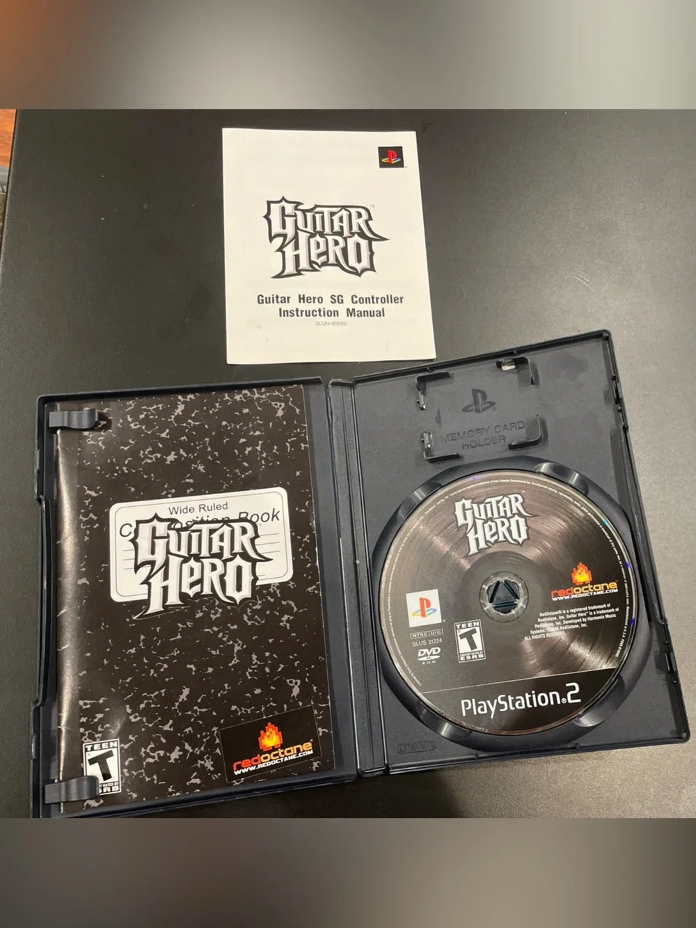 Guitar Hero (Sony PlayStation 2, PS2) Complete CIB